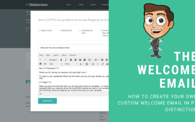 Creating A Custom Welcome Email