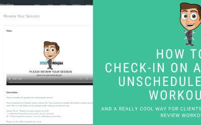 How To Check In On Unscheduled Workouts