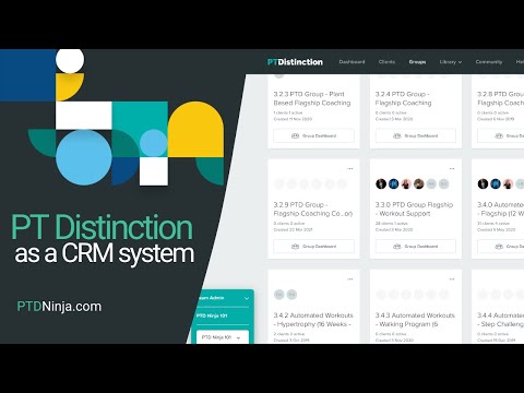 Using PT Distinction as a CRM system.
