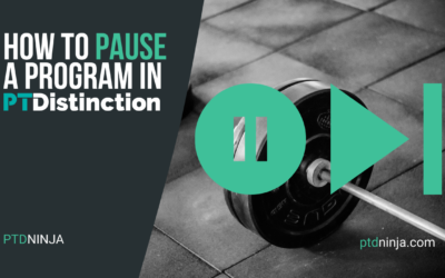 How To Pause A Client In PT Distinction