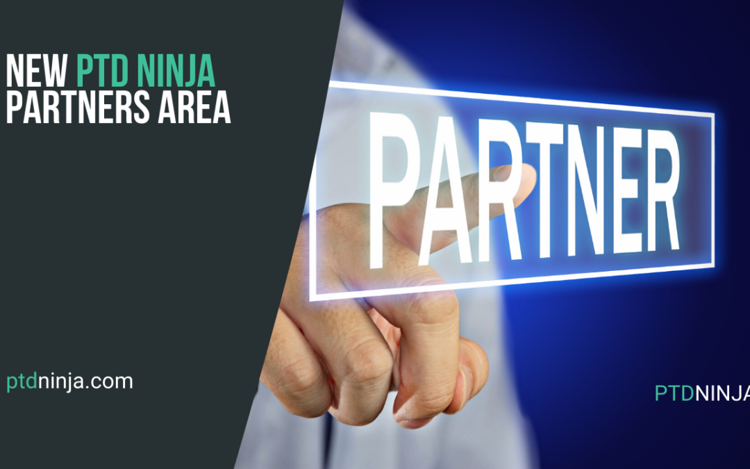 New PTD Ninja Partners area