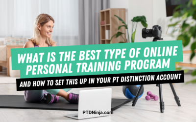 How To Build A Great Online Personal Training Program In PT Distinction